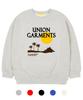 UNION GARMENTS [С подкладкой из флиса] Одежда Худи оверсайз 'Закат'