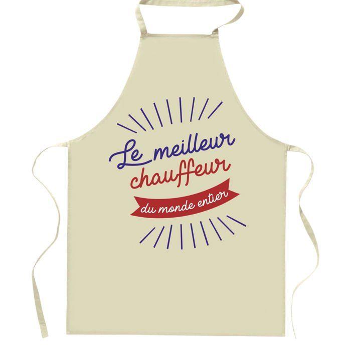 Tablier de cuisine - Planetee Impression Bretonne - Coton résistant - Liens ajustables - Motif humoristique