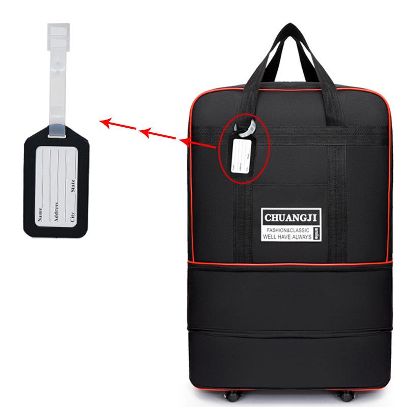 1/2/3 слоя 4/5 колес дорожная сумка водонепроницаемый портативный дорожный чемодан на колесиках сумка-переноска унисекс расширяемые складные сумки-оксфорды для багажа