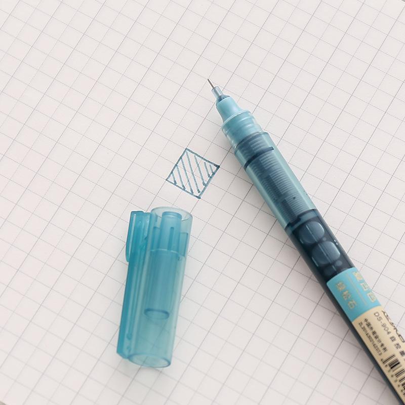 Point Stone Straight Liquid Roller Pen Цветная ручка с нейтральными чернилами Автоматическая ручка для студента Ручка с иглой для письма Ручка для подписи