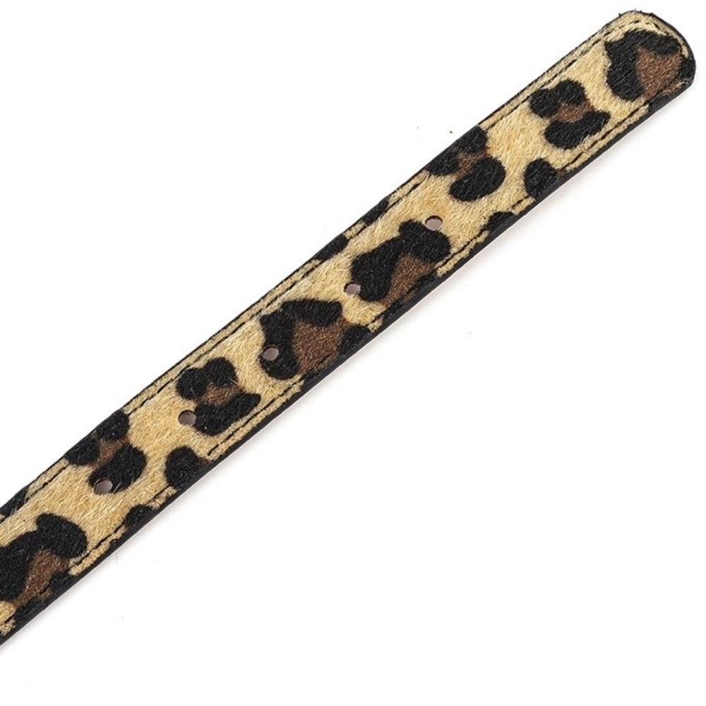 Leopard Print Dog Collar Pet Walking Leopard Dog Collar Fashionable Pet Collar  Small Medium Dogs