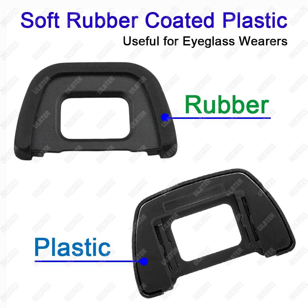 D750 Eyepiece Eyecup Viewfinder Eyecup Compatible with Nikon and D300S ULBTER Eyepiece Cover Bubble Spirit Level Hot Shoe Cover DK-23 D7100, D7200,