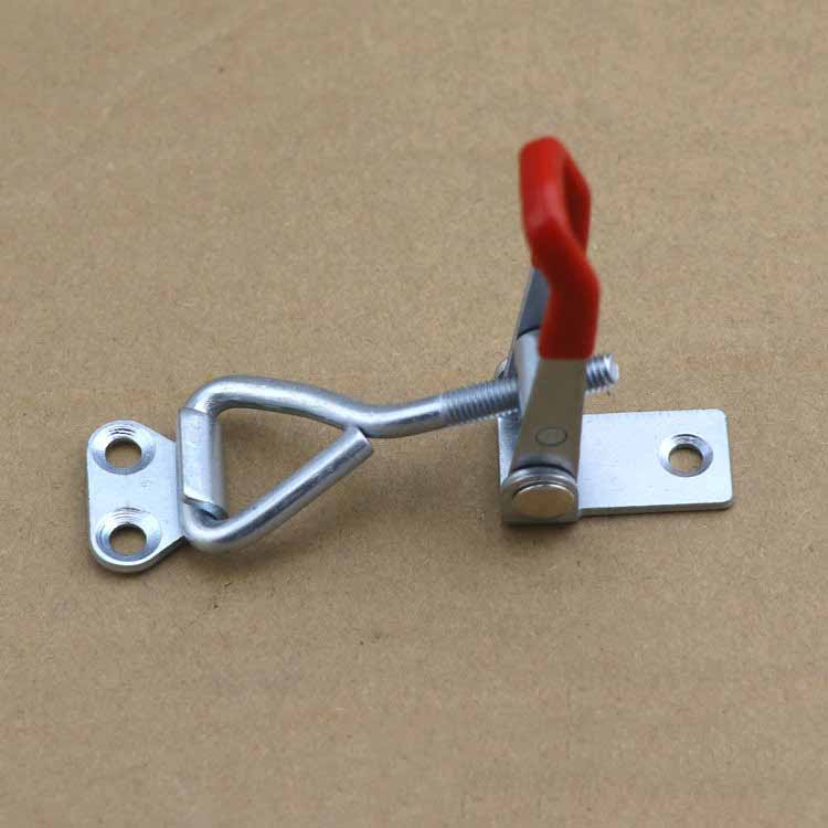 Heavy-Duty Adjustable Locking Latch Steel Swing Bolt Clamp Quick-Release Buckle for Toolbox Cabinet Gate & Industrial Fastening