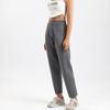 Autumn Winter New Women Loose Slim Turnip Capris High Waist Knitted Harun Pant