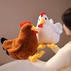 New 30cm/40cm Simulation Cock Plush Toys Stuffed Soft Chicken Dolls Animal Poultry Pillow Funny Home Cushion Decor Birthday Gift
