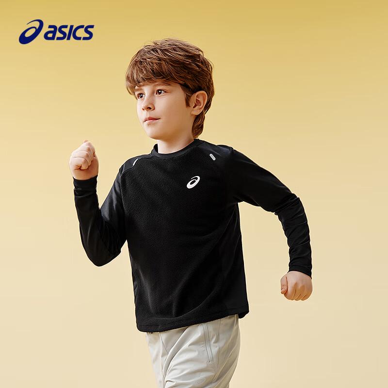 Asics Детская флисовая термофутболка с длинным рукавом