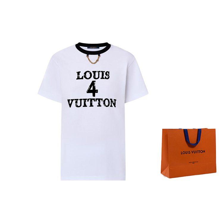 Louis Vuitton Футболка женская белая 1ABIQC