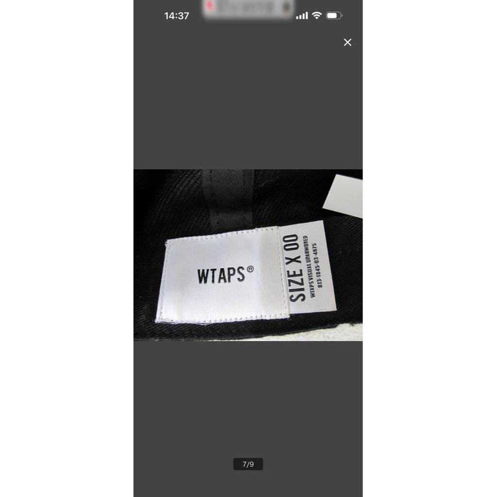 Б/у кепка WTAPS Черная Хлопок Размер X00