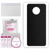 apgo Protective Skin Sticker for the Back Compatible with Nokia G300, Wrap Film, Foil, Vinyl - Pattern Carbon Black