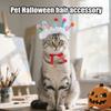 Питомец Хэллоуин Аксессуары для волос для собак кошек Пушистая витая пружинная повязка на голову Котёнок Щенок Косплей Костюм для Хэллоуина Рождественской вечеринки Фото реквизит