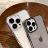 Роскошный прозрачный жесткий пластиковый чехол для iPhone 16 15 14 13 12 Mini 11 Pro Max X XR XS 5 6 7 8 Plus SE Shockpoof Crystal Clear Cover