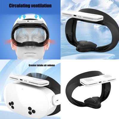 Вентилятор охлаждения VR Face Pad Anti Fog Sweatproof Виртуальная реальность Аксессуар повышает игровой комфорт для Oculus Quest 3S