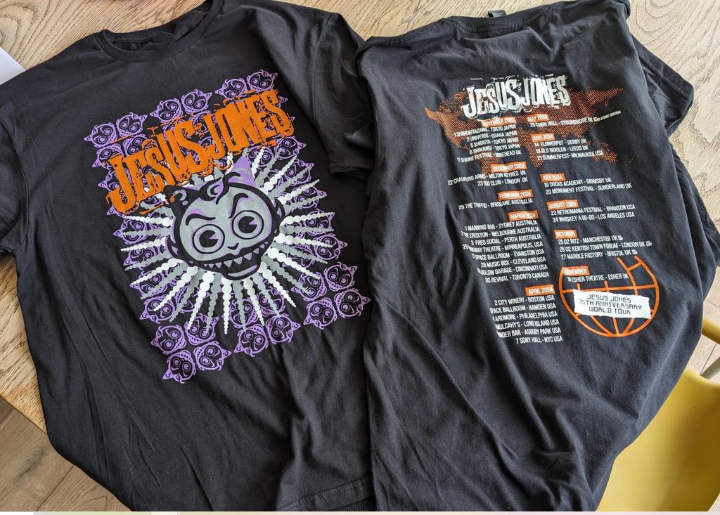 2 Sides Jesus Jones 35 Years Anniversary Shirt Black Unisex S-5XL EM0772