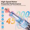 Электрическая машинка для маникюра 45 000 об/мин - Профессиональная электрическая и перезаряжаемая фрезерная машинка для ногтей с ЖК-дисплеем, 6 насадками и 30 шлифовальными лентами, Низкий нагрев