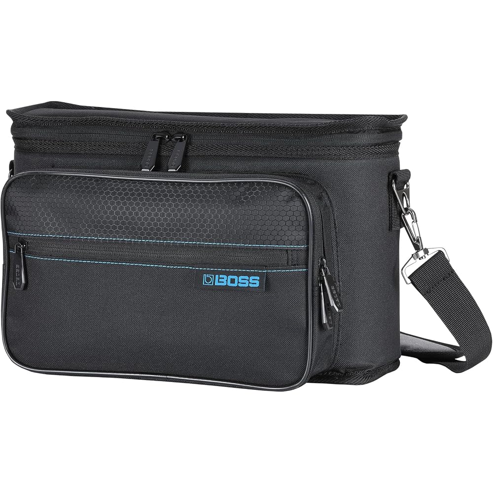 BOSS VE-22 Carrying Bag CB-VE22 - Ideal for storing VE-22/VE-20 earphones. Features high durability, a soft interior, and multiple external pockets.