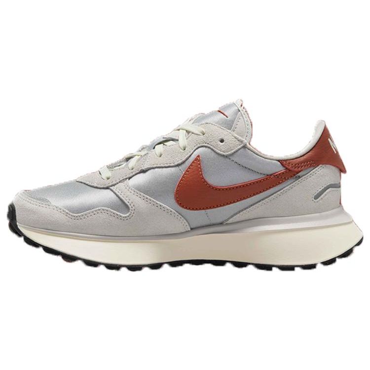 Nike Phoenix Waffle Light Bone Rugged Orange Женские кроссовки Кремовые Светло-дымчато-серые Light-Iron-Ore FD2196-001