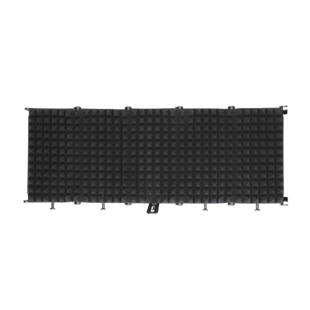 Adjustable Angles Mic Sound Absorbing Foam Reflector Portable Vocal Booth for Studio