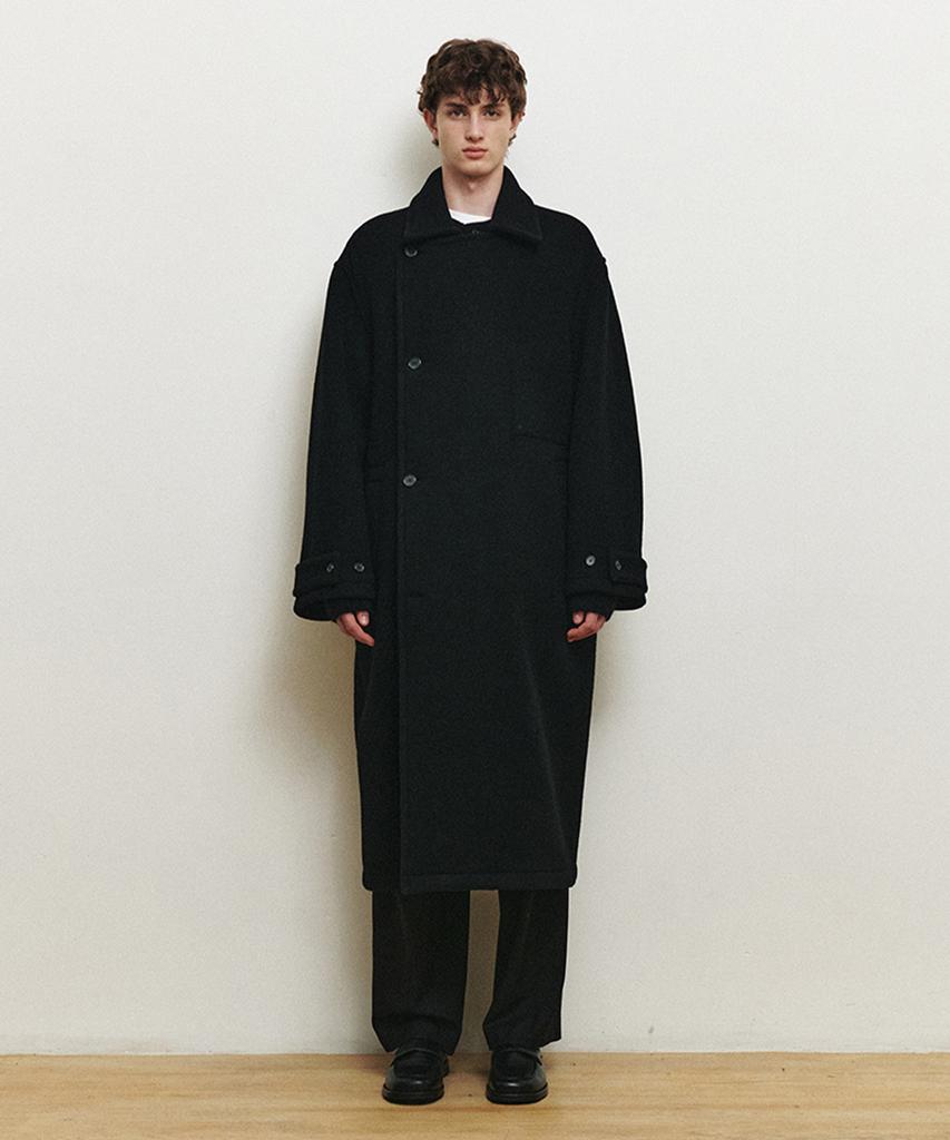 Mindbridge [Hoite] Wool Blend Double Oversized Long Coat Myca7173