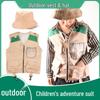 Children's Outdoor Explorer Vest & Role Play Costume Set