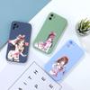 Virtual Idol Kizuna AI Phone Case For IPhone 14 11 12 13 Pro Max X XR XSMax 6 6S 7 8 Plus SE 2022 Soft Square Color Phone Cover