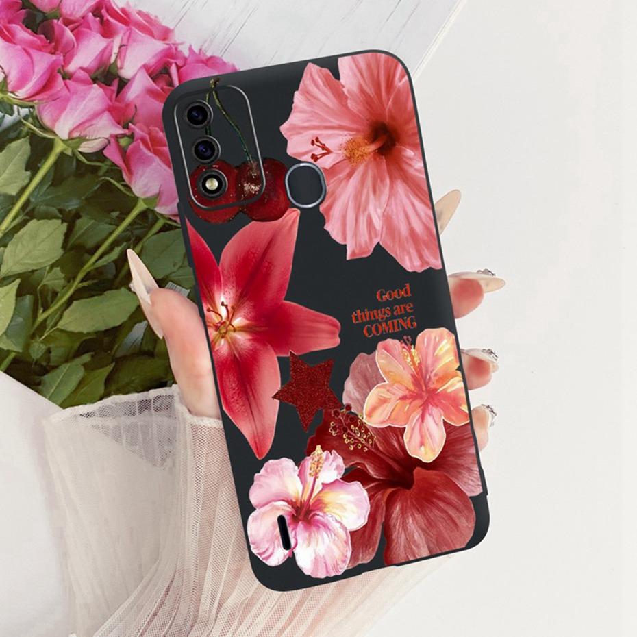 Милый Чехол для Телефона с Принтом Для ITEL A48 Мягкие Черные Силиконовые TPU Чехлы Для Itel A48 Чехлы Бамперы