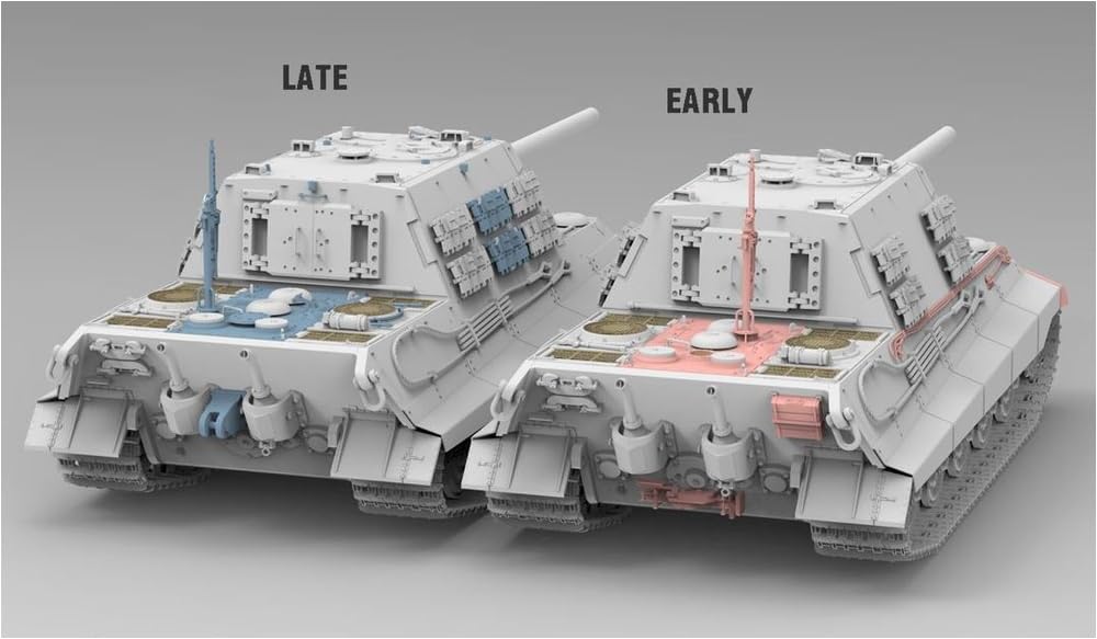 TAKOM Blitz 1/35 Немецкий Jagdtiger Sd.Kfz.186 Ранняя/Поздняя Модель 2-в-1 (Марка) Пластиковый моделистский набор TKOB8001
