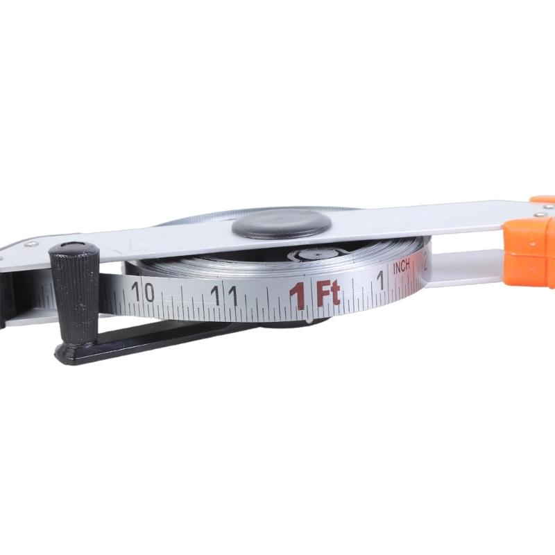 Масломерная лента с латунным лотом, двухсторонняя шкала, стальная масломерная лента для точного измерения глубины в резервуарах