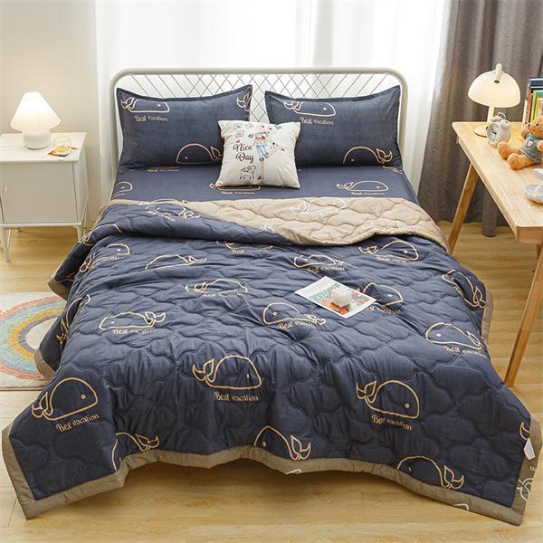 Благоприятное для кожи одеяло с кондиционером, одноместное двойное летнее прохладное одеяло, тонкое одеяло весной и осенью