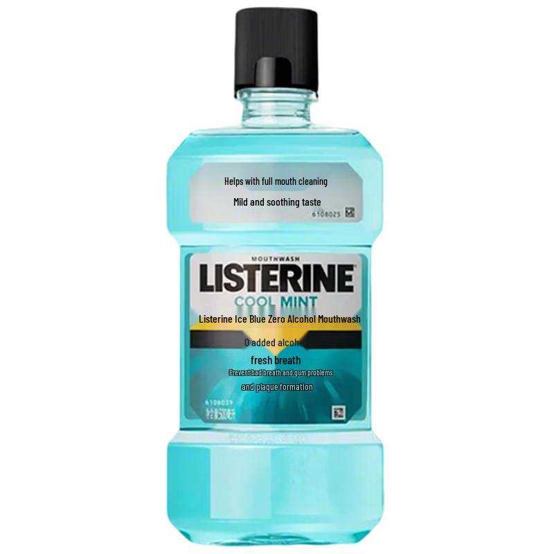 Listerine Ледяной Голубой Зеро Мягкий Ополаскиватель для Рта