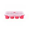 With Lid Freezer Soup Tray Silicone Food Meal Molds Multipurpose Soup Ice Cube Molds  Soup Storage