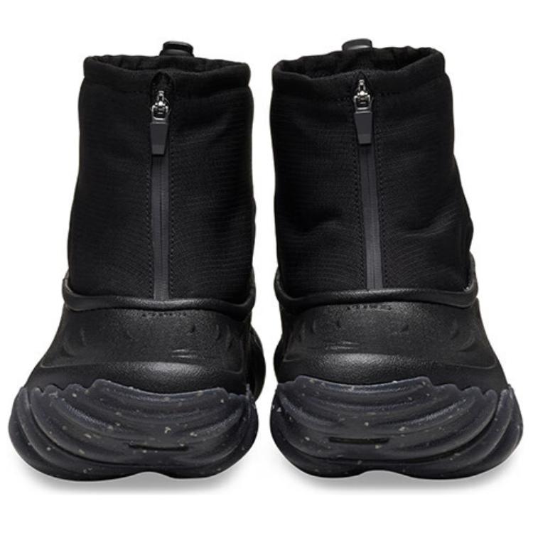Crocs Bobo Warm Fashion Versatile Warm Short Boots Unisex Boots Black 210315-001