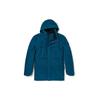 Windproof Warm Multi-Pocket Hooded Cotton Jacket Men Outerwear Medium-Blue A5TPNBZ4