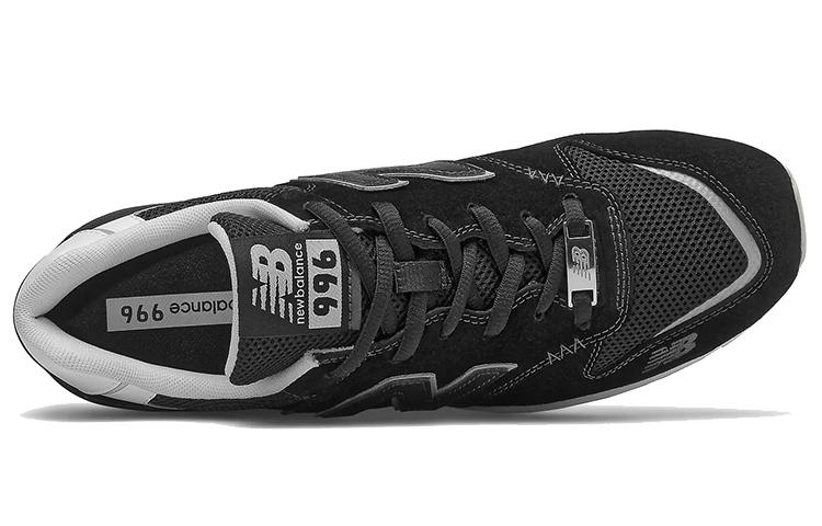 New Balance 996 Low-Top Running Shoes - Black/White, Unisex CM996CPC