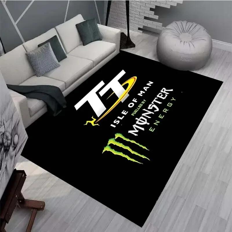 Ковры и коврики Isle of Man TT Ковер для мотоциклетных соревнований Декор для гостиной и спальни Мягкий ковер для большой площади Коврик для детской комнаты