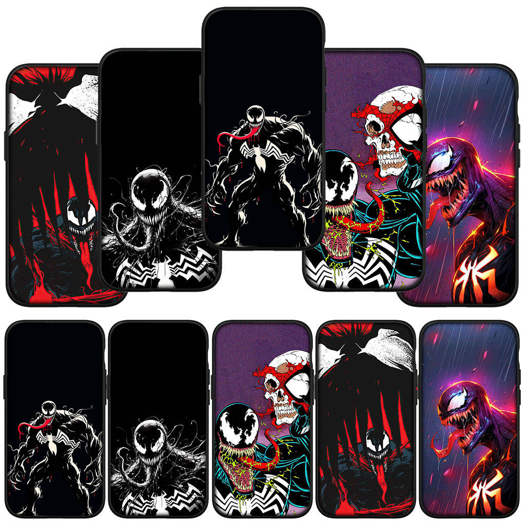 For iPhone 16 15 Xiaomi Redmi Note 13 12 11 Pro Max X 9 14 Plus XR Samsung Galaxy A15 S24 S23 Huawei OPPO Venom Super Hero Marvel Phone Case