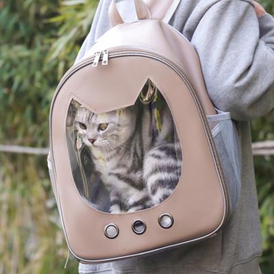 Стильная сумка для кошек, сумка для животных, сумка для путешествий на плечо, прозрачная сумка для животных, большой вместительный, удобный дышащий рюкзак для кошек
