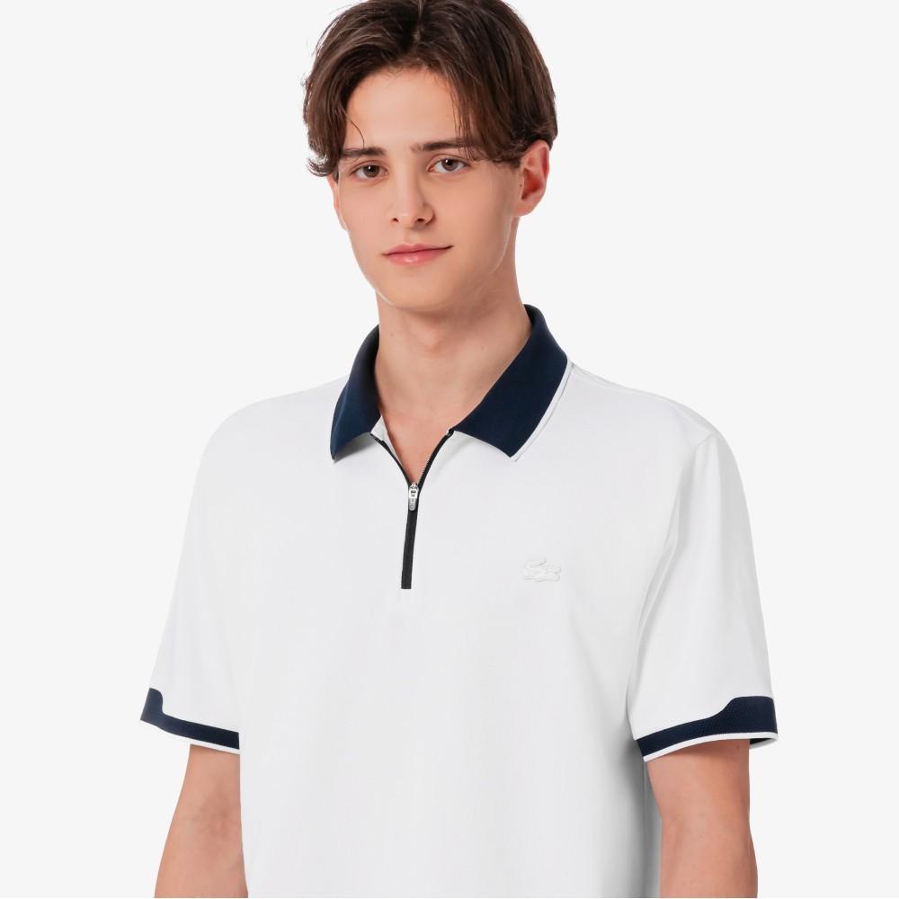 [lacoste] Men's Half-Zip Polo Shirt DH419E-56G001