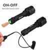 LED Flashlight C8 White/Green/Red Hunting Led Torch for Night Riding Camping Hiking Hunting 1-Mode Flashlight Use