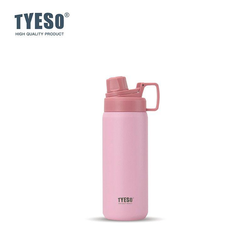 Tyeso New Stainless Steel Portable Sports Bottle Large Capacity Thermos Cup Outdoor Portable Frosted Water Cup