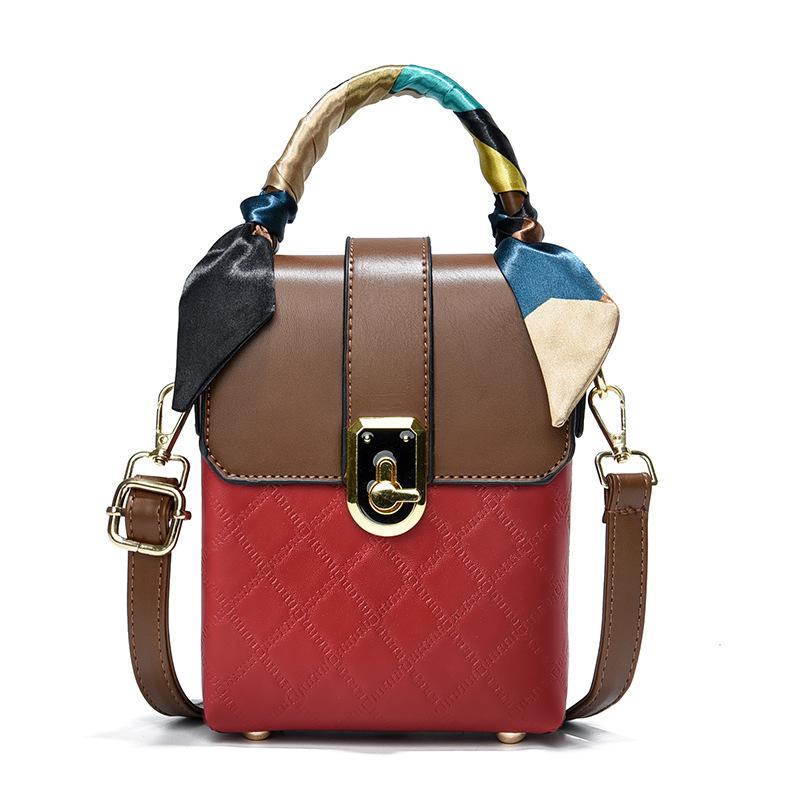 Small Crossbody Bags Cell Phone Purse for Women Faux Leather Shoulder Handbag Wallet Purse Fashion Casual Mini Top Handle Handbag for Women