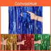 Exquisite 2.5m Rose Gold Laser Rain Curtain To Enhance Party Atmosphere And Decor Aesthetics