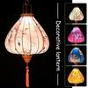 Retro Chinese Lantern Traditional Japanese Vietnam Silk Lantern Balcony Outdoor Party Spring Festival New Year Hanging Lanterns