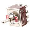 ON/OFF/ON 3 Position Toggle Switch 4PDT 12 Pin 12mm 15A/250VAC 10A/380VAC 4PDT 3 Position Toggle Switch