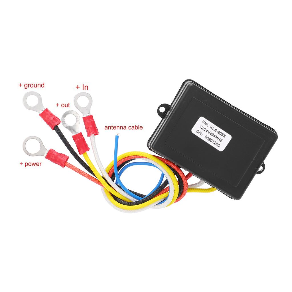 Wireless Winch Remote Control Electric Winch Controller with 434MHZ Receiver for ATV