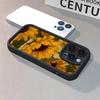 Красивый чехол для телефона с подсолнухом для IPhone 17 Pro Max 15 Pro 16 14 Plus 12 13 Mini 11 Pro Ударопрочный мягкий чехол