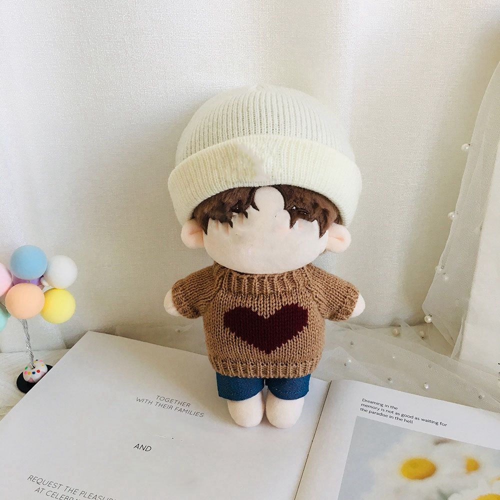 for Idol Dolls Knitted Sweater Clothes Doll Pants Suit Dolls Cartoon Sweater 20cm Doll Clothes