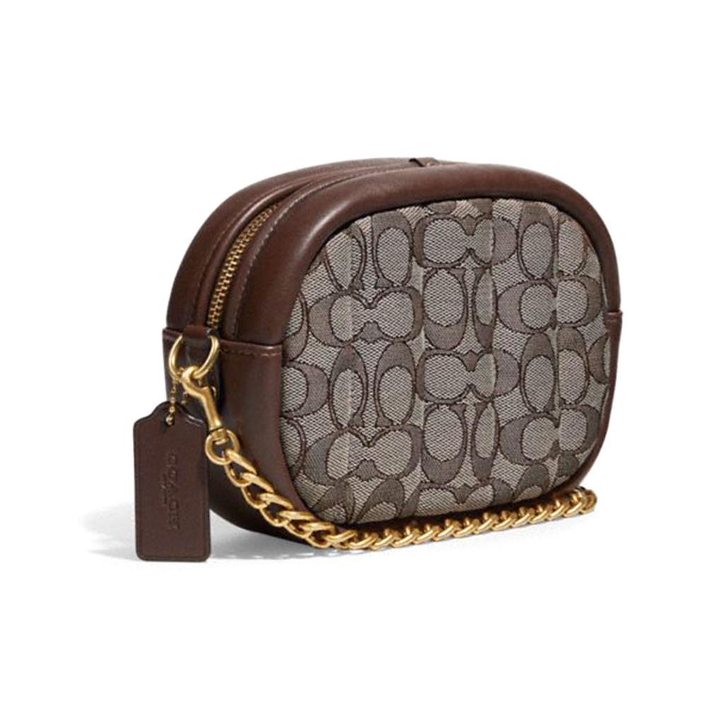 COACH Camera Leather Crossbody Bags Small Women's Umber C5275-B4S0M