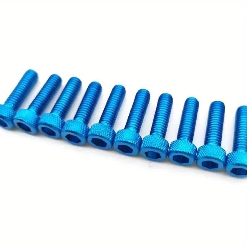 10 шт. Разноцветный Универсальный 6 мм Гоночный Мотокросс Комплект Деталей Обтекатель Питбайк Мото Крепежные Гайки Болты Аксессуары Мотоциклетный Винт