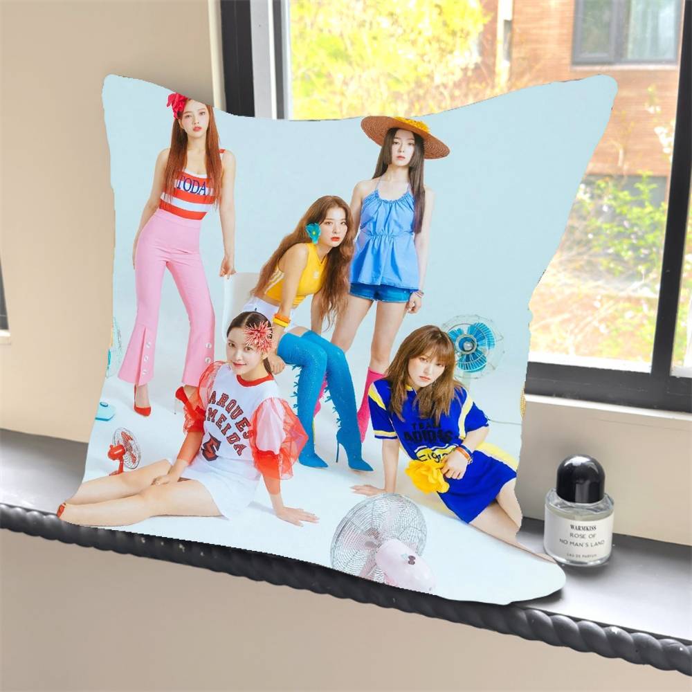 1 шт. K-pop R-Red V-Velvet Классическая наволочка Квадратная Спальня Диван Отдых Подушка для комфорта Автомобиль Домашний Декор Наволочка 40x40