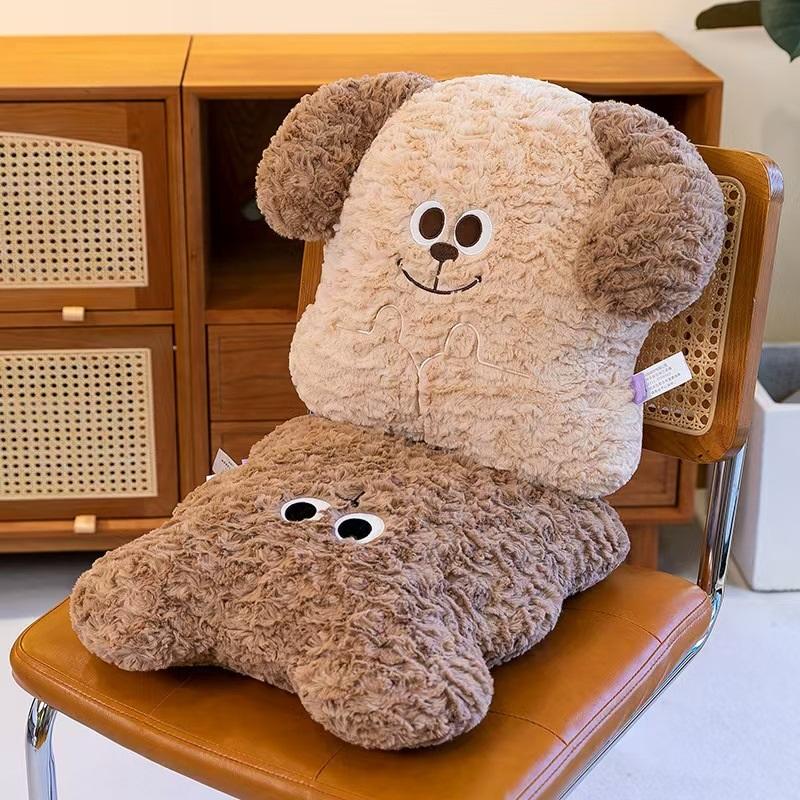 Plush Toy Puppy Cute Padded Dog Pillow Doll